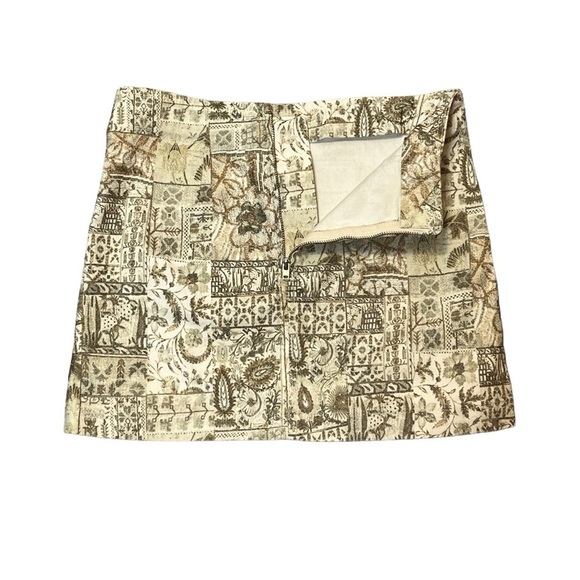 Urban Outfitters BDG Tapestry Inspired Mini Skirt. Green Size XS #955 - Picture 3 of 6